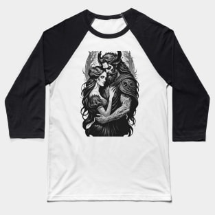 Persephone and Hades rendition 2 Baseball T-Shirt